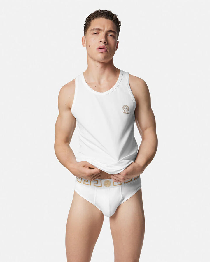 VERSACE GRECA BORDER BRIEFS 3-PACK