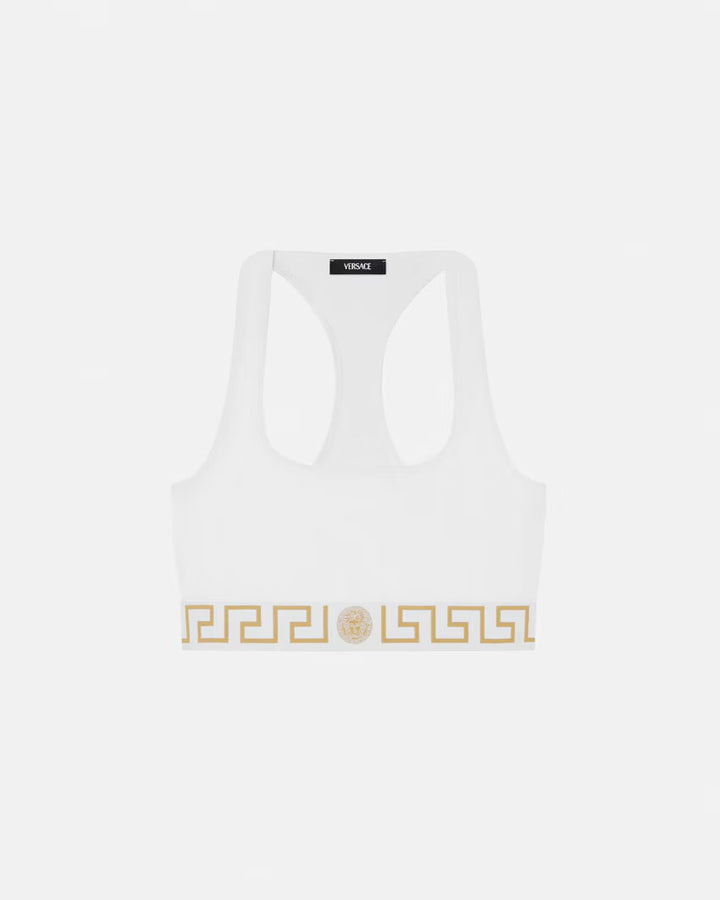 VERSACE Greca Border Scoop Bralette