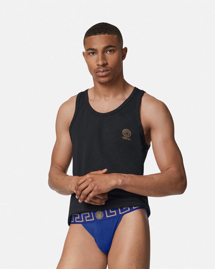 VERSACE GRECA BORDER JOCKSTRAP