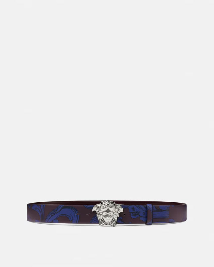 VERSACE La Medusa Barocco Reversible Belt 1.6"