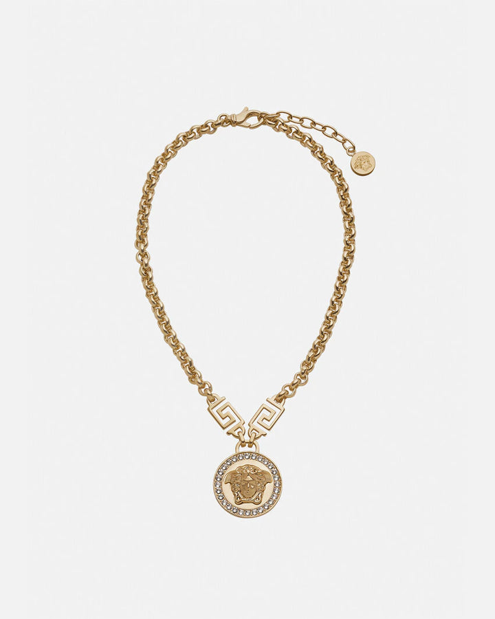 VERSACE CRYSTAL LA MEDUSA NECKLACE