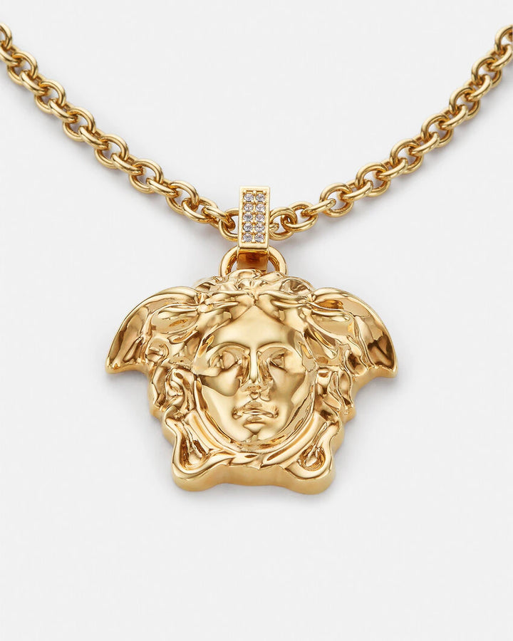 VERSACE CRYSTAL LA MEDUSA NECKLACE