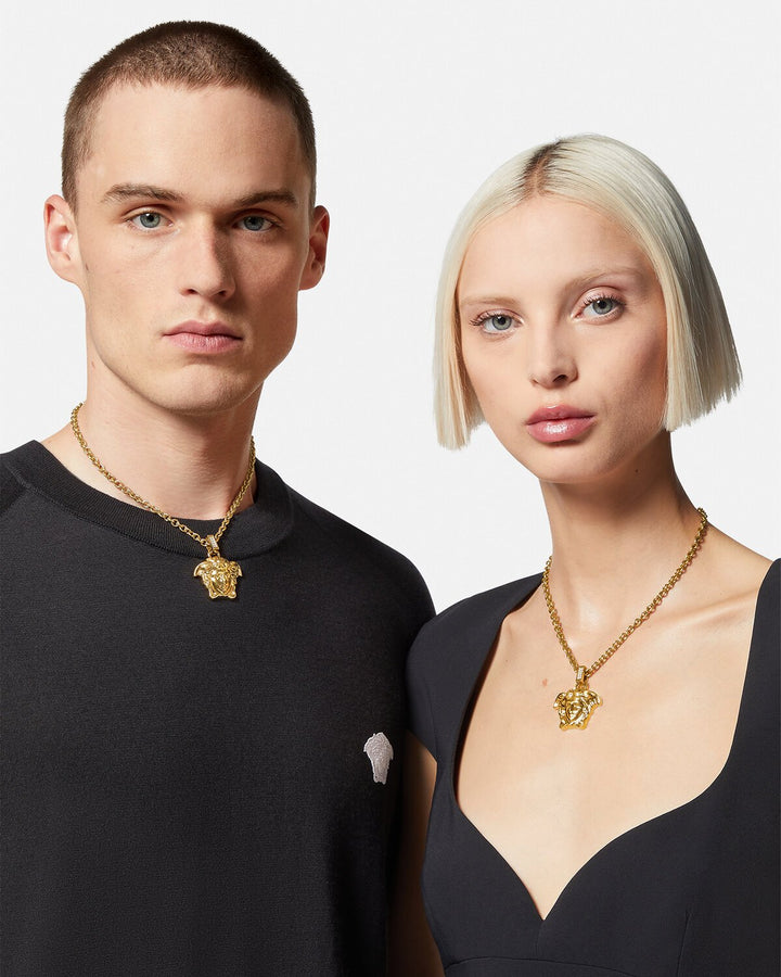 VERSACE CRYSTAL LA MEDUSA NECKLACE