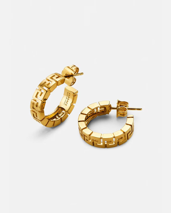 VERSACE Greca Hoop Earrings