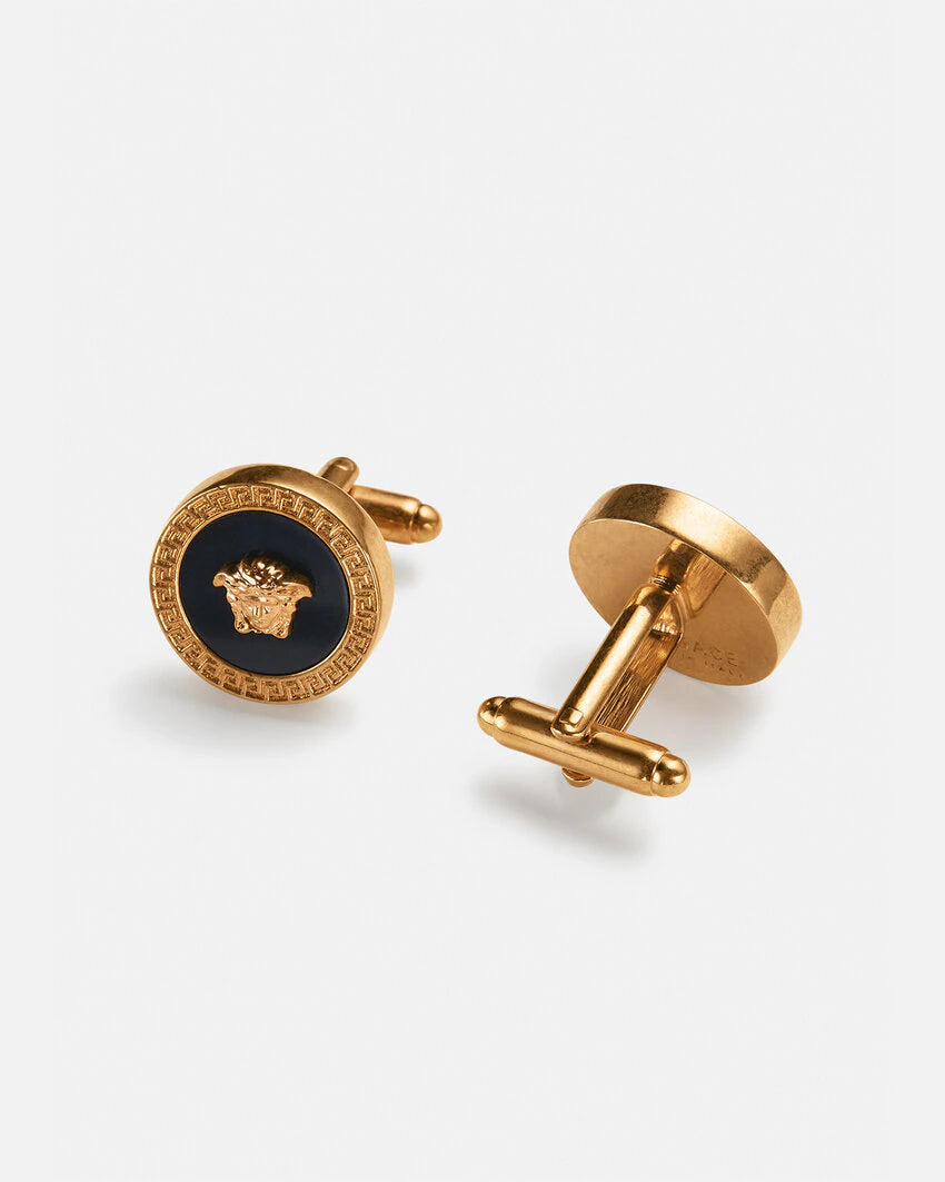 VERSACE ENAMEL MEDUSA CUFFLINKS