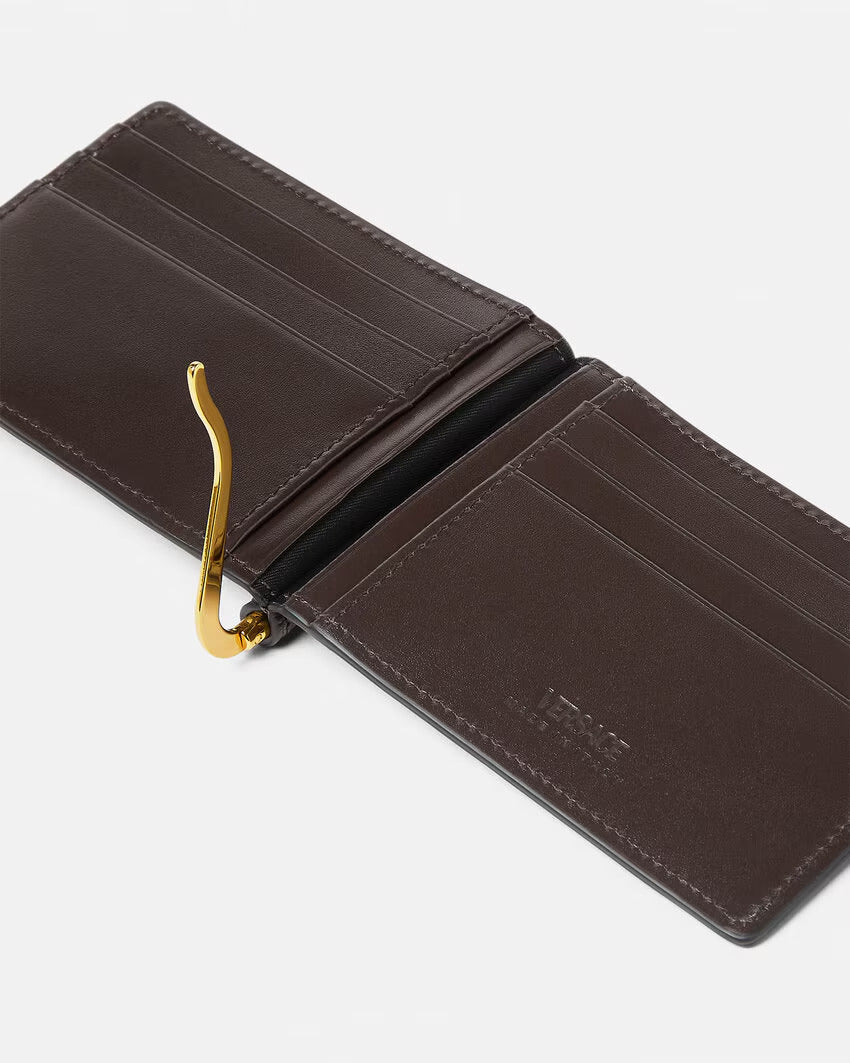 VERSACE Medusa Biggie Bifold Clip Wallet
