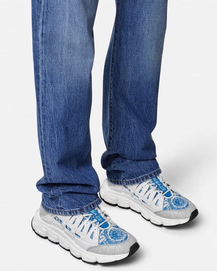 VERSACE Barocco Jacquard Trigreca Sneakers