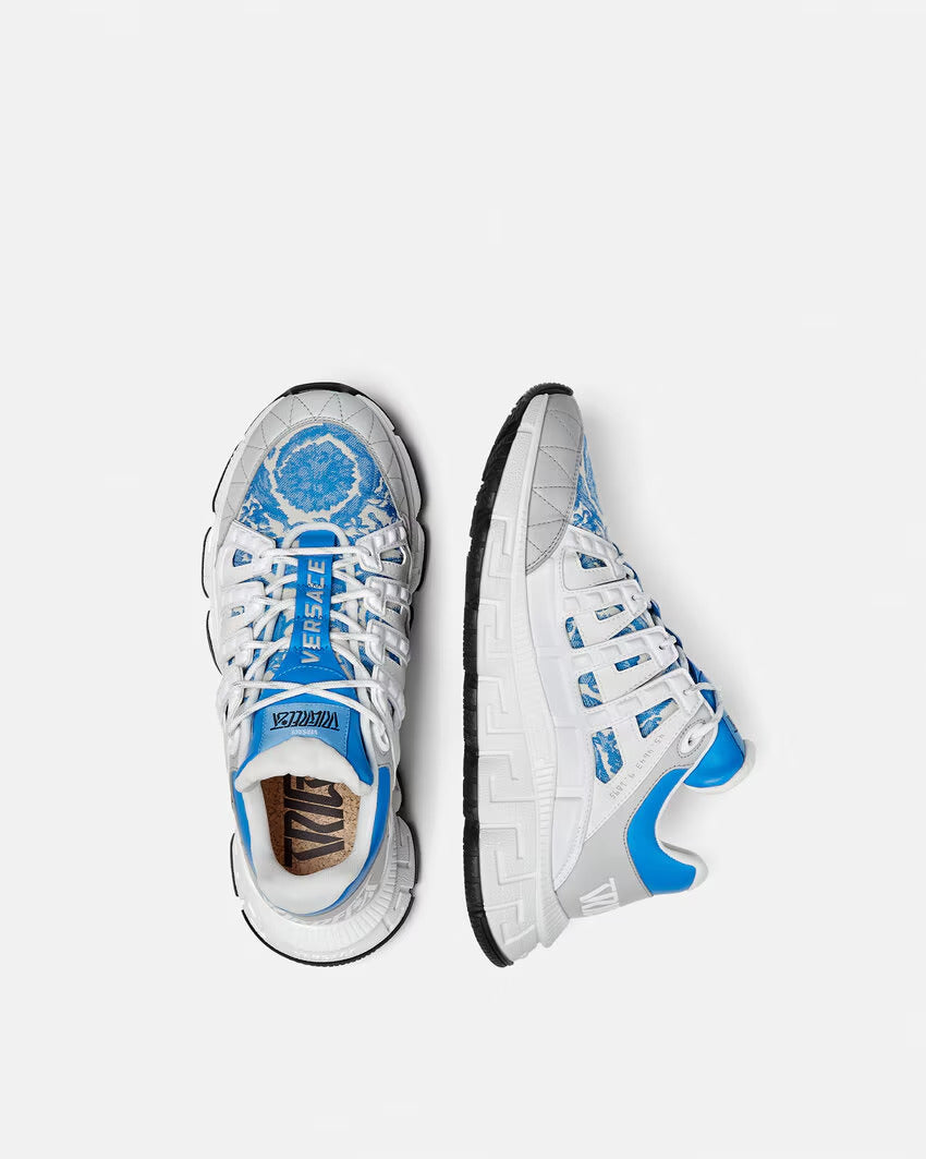 VERSACE Barocco Jacquard Trigreca Sneakers
