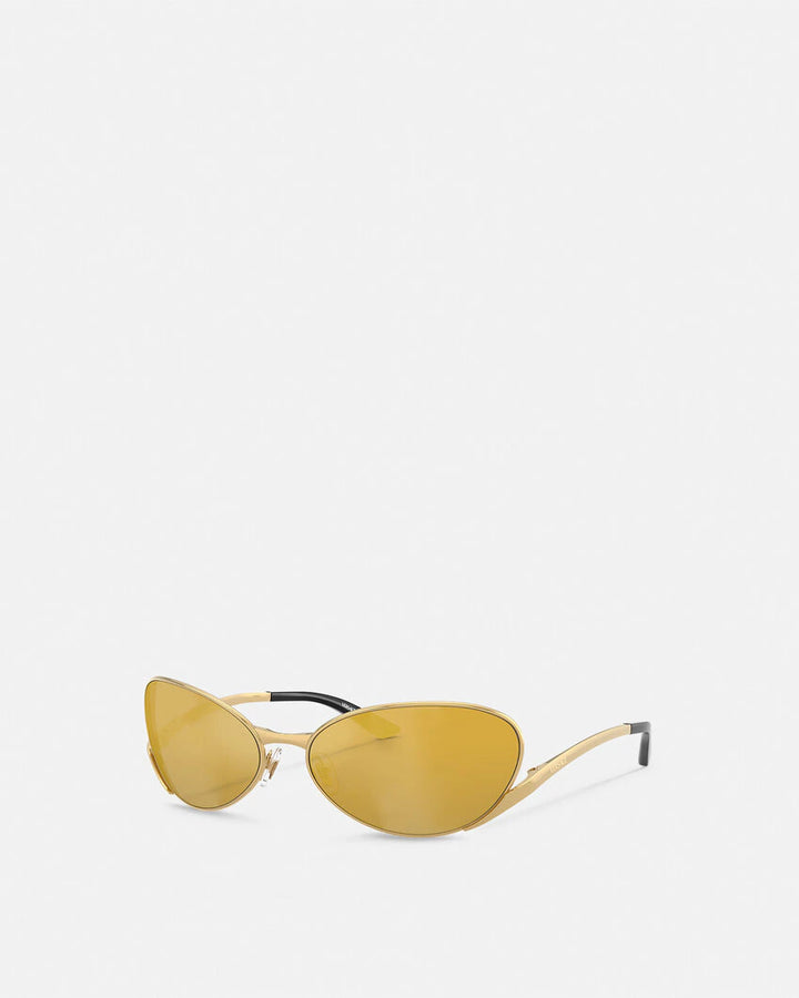 VERSACE SIGNATURE OVAL SUNGLASSES