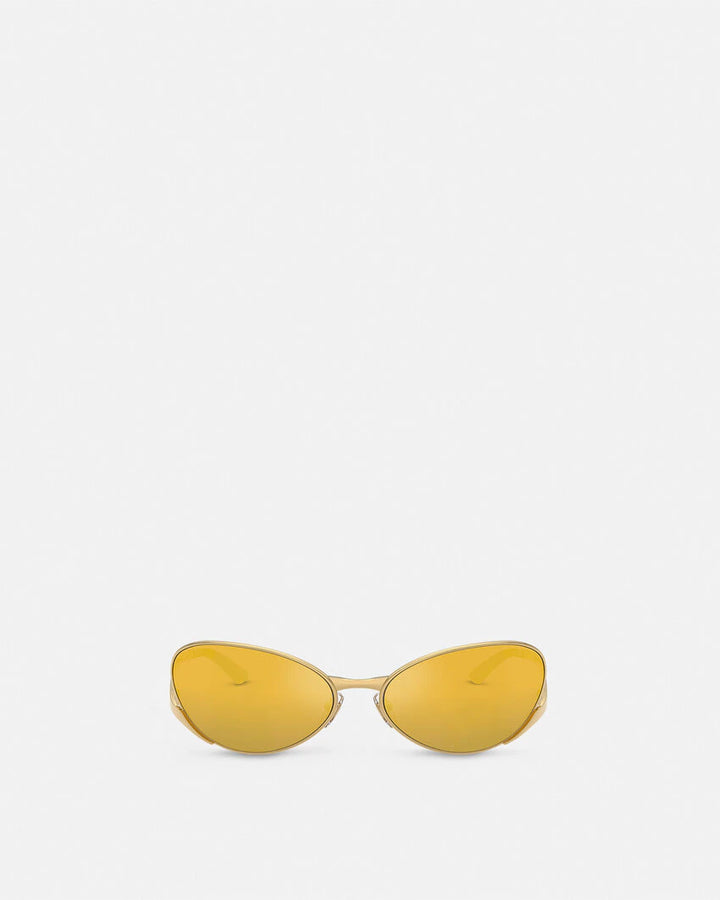 VERSACE SIGNATURE OVAL SUNGLASSES
