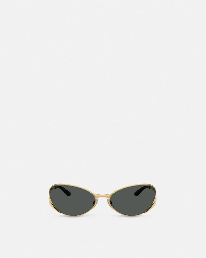 VERSACE SIGNATURE OVAL SUNGLASSES