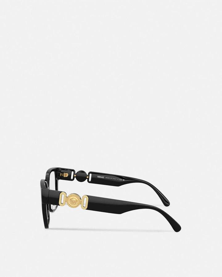 VERSACE MEDUSA BIGGIE LOW-BRIDGE GLASSES