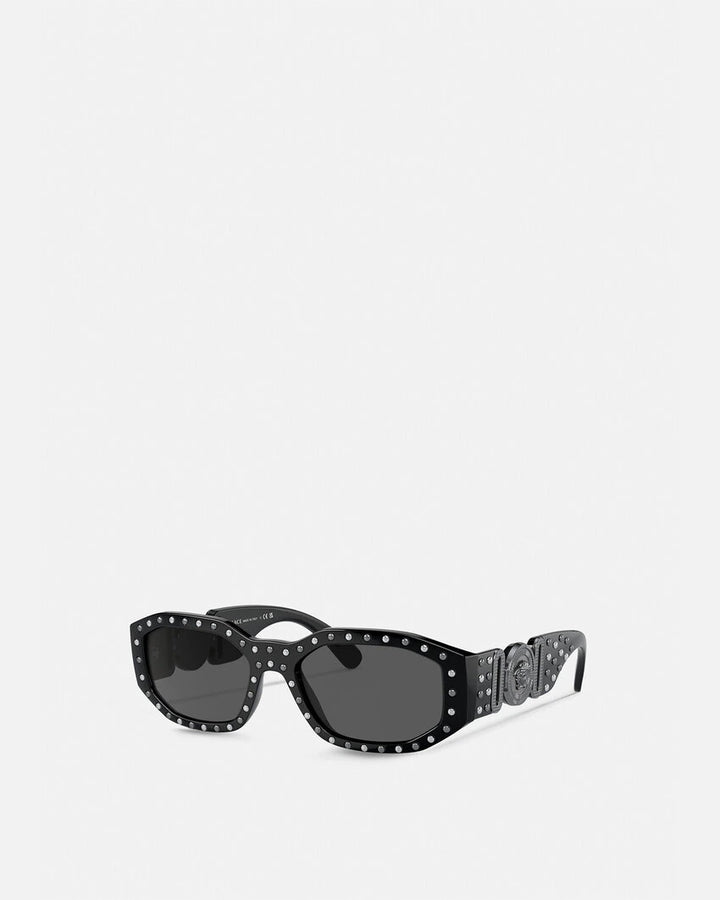 VERSACE STUDDED MEDUSA BIGGIE SUNGLASSES