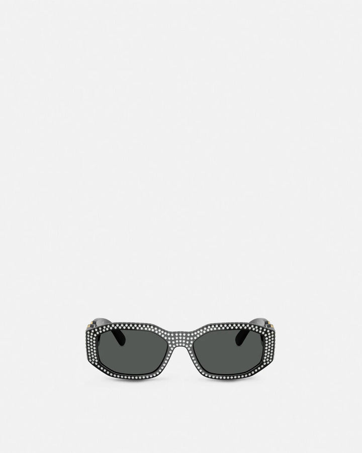 VERSACE CRYSTAL MEDUSA BIGGIE SUNGLASSES