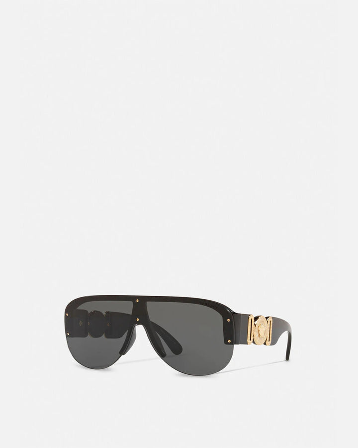 VERSACE MEDUSA BIGGIE SHIELD SUNGLASSES