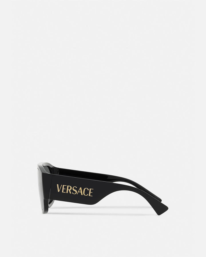 VERSACE LOGO SHIELD SUNGLASSES
