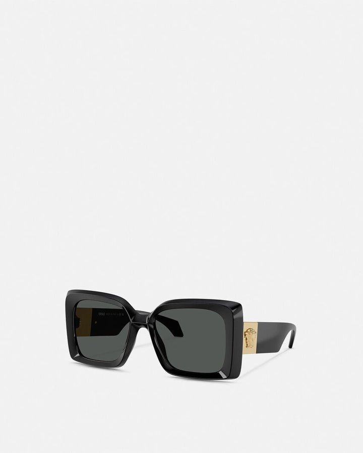 VERSACE MEDUSA PLAQUE MAXI SUNGLASSES