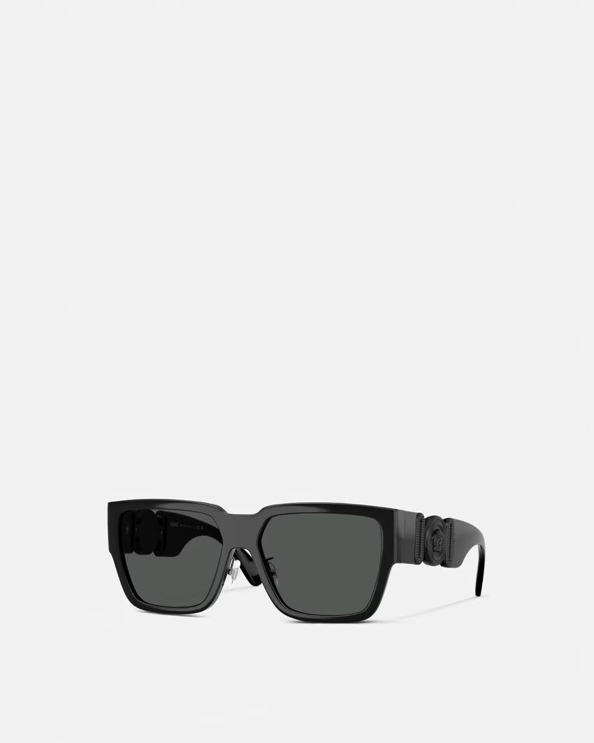 VERSACE Medusa Biggie Low-Bridge Sunglasses