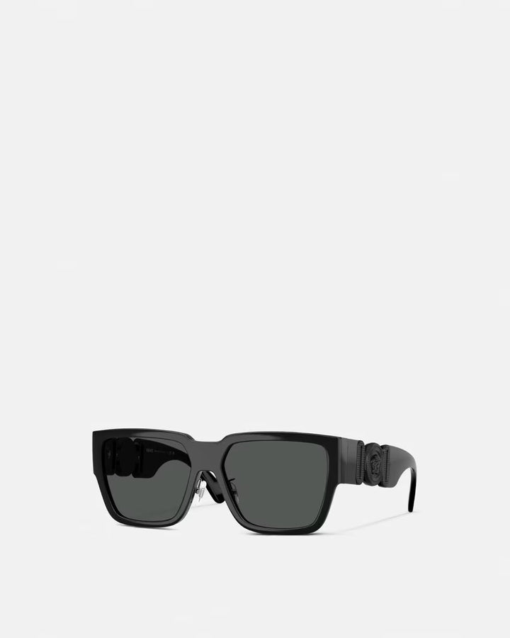 VERSACE Medusa Biggie Low-Bridge Sunglasses