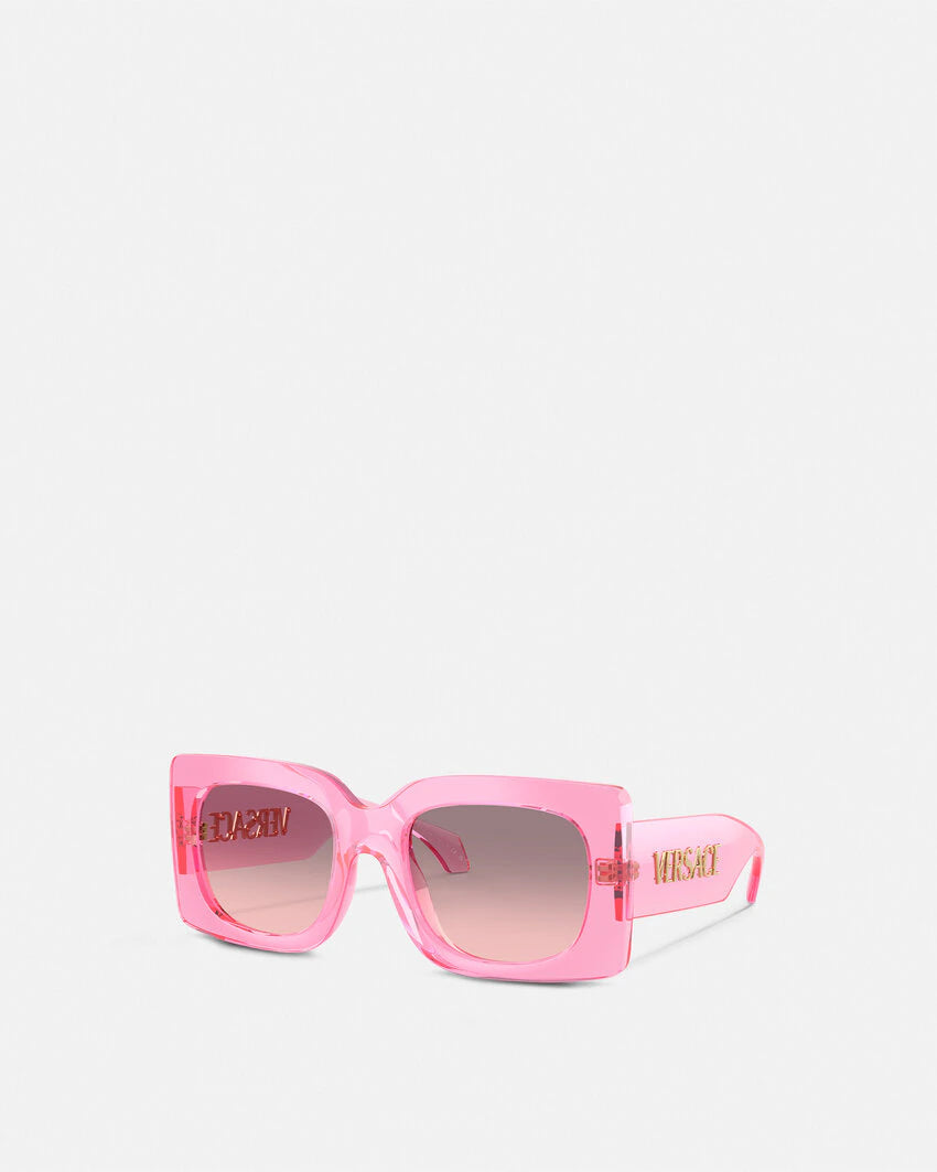 VERSACE SIGNATURE SQUARED SUNGLASSES