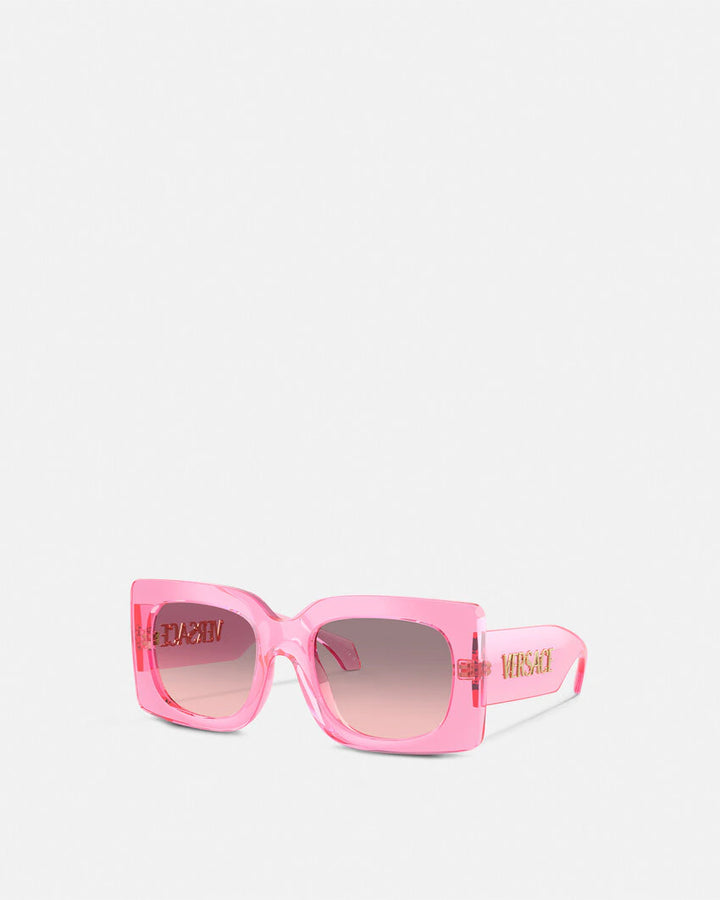 VERSACE SIGNATURE SQUARED SUNGLASSES