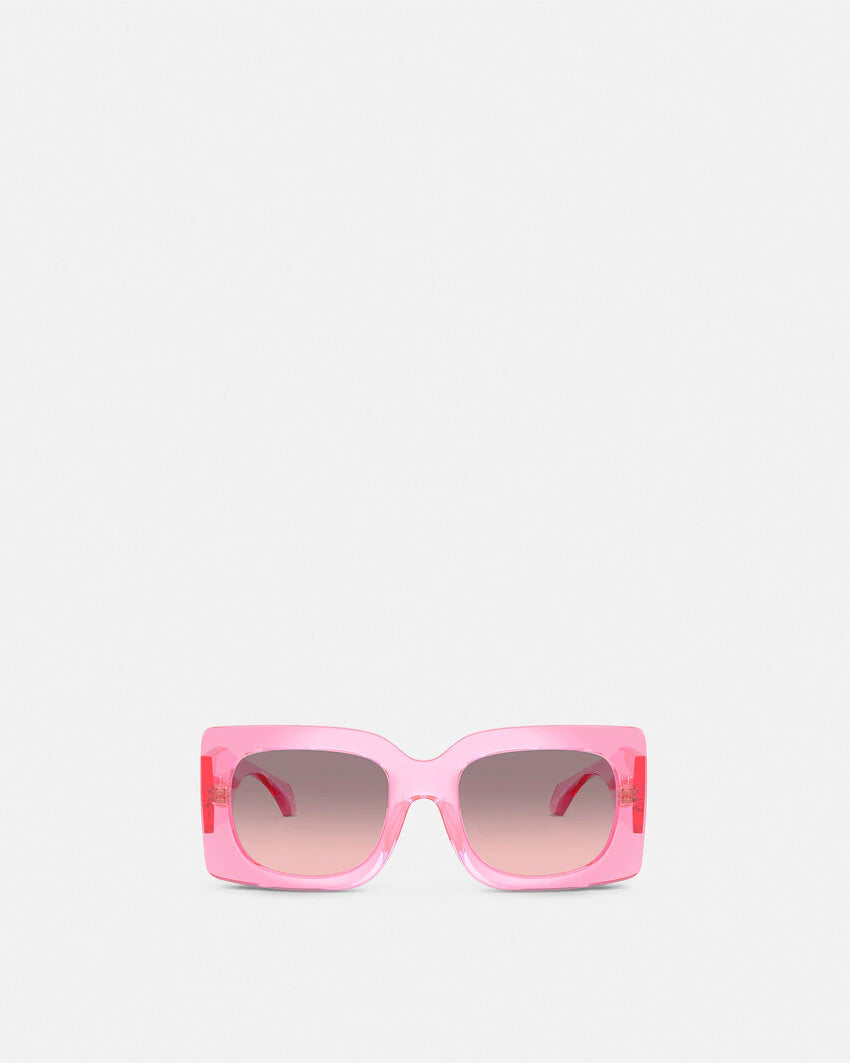 VERSACE SIGNATURE SQUARED SUNGLASSES