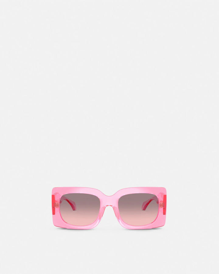 VERSACE SIGNATURE SQUARED SUNGLASSES