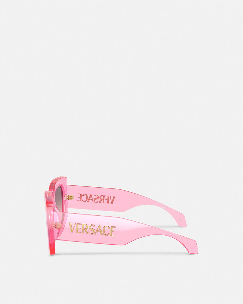VERSACE SIGNATURE SQUARED SUNGLASSES