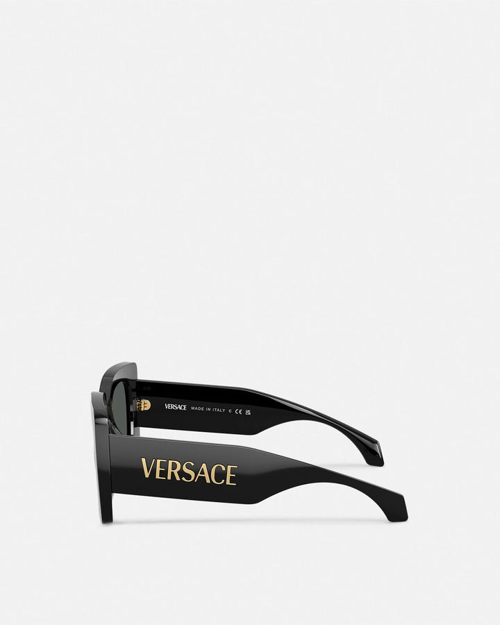 VERSACE SIGNATURE SQUARED SUNGLASSES