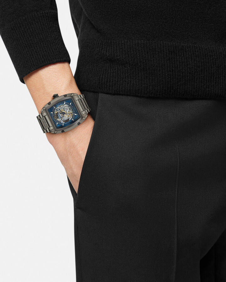 VERSACE VERSACE DOMINUS SKELETON WATCH