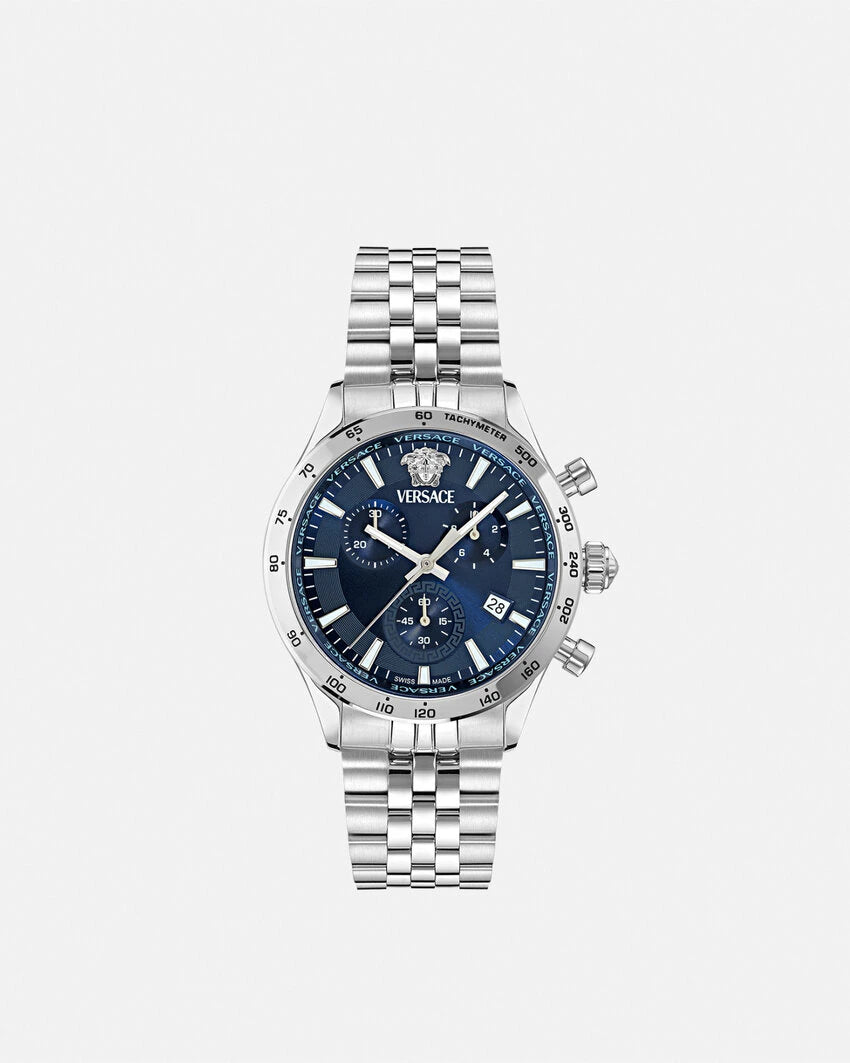 VERSACE HELLENYIUM CHRONO PETITE WATCH
