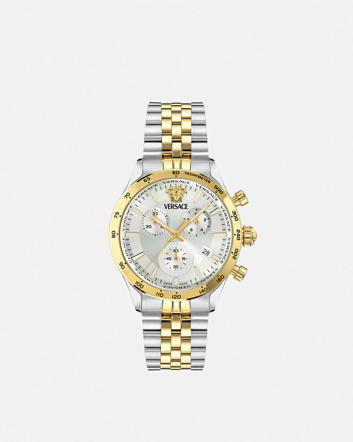 VERSACE HELLENYIUM CHRONO PETITE WATCH