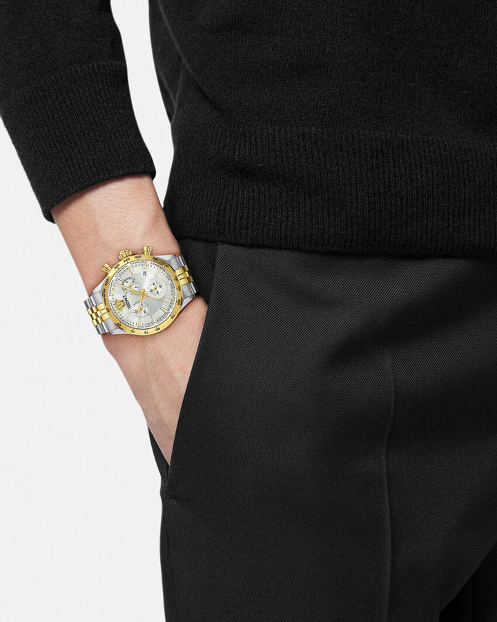 VERSACE HELLENYIUM CHRONO PETITE WATCH