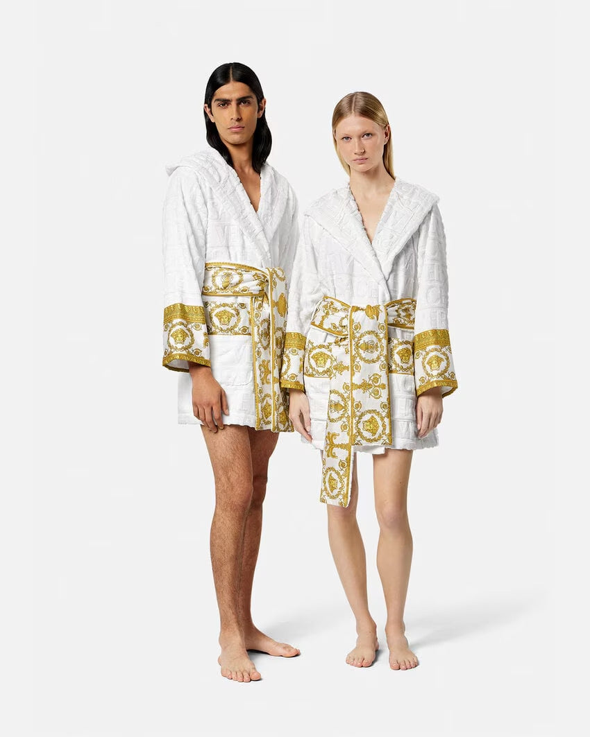 VERSACE I ♡ Baroque Short Bathrobe