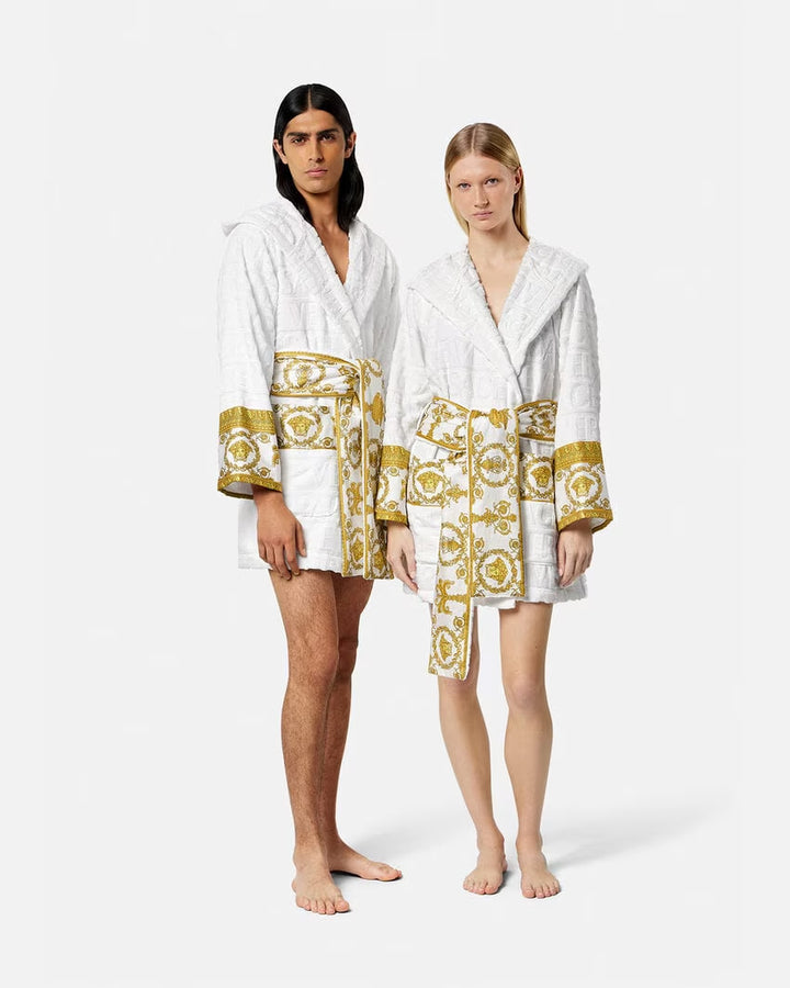 VERSACE I ♡ Baroque Short Bathrobe