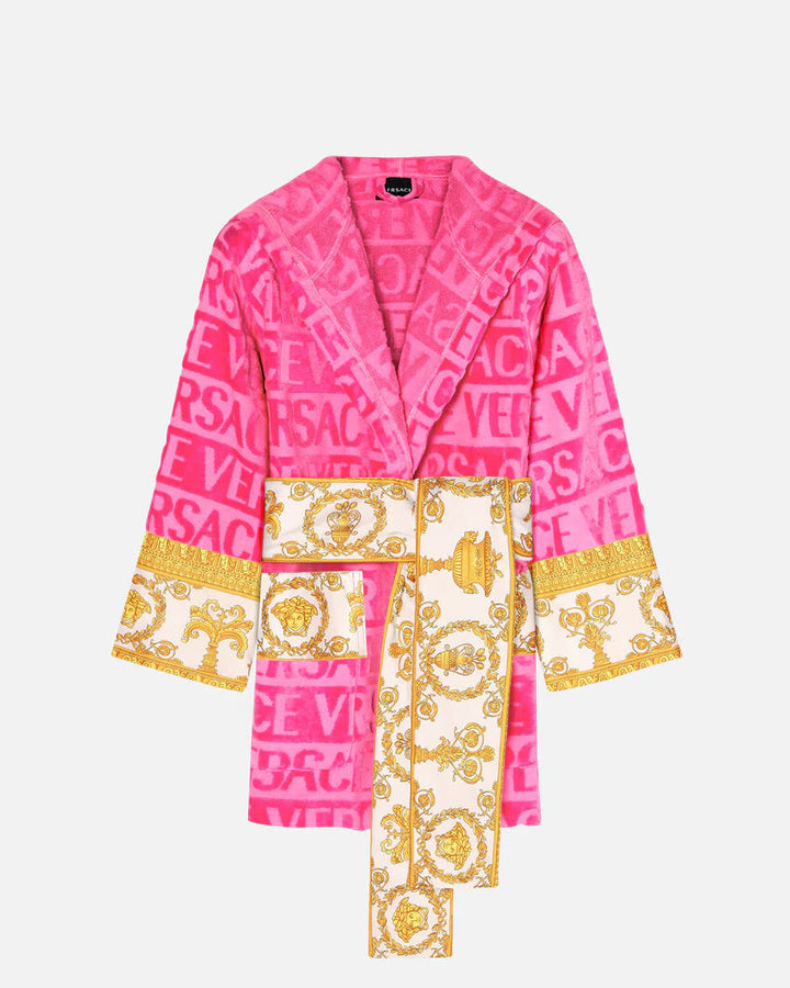 VERSACE I ♡ Baroque Short Bathrobe