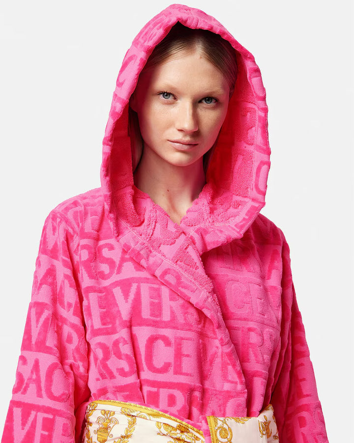 VERSACE I ♡ Baroque Short Bathrobe