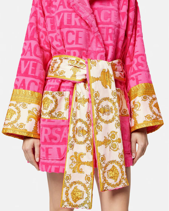 VERSACE I ♡ Baroque Short Bathrobe