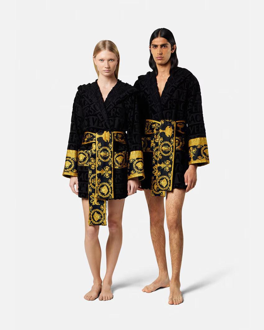 VERSACE I ♡ Baroque Short Bathrobe