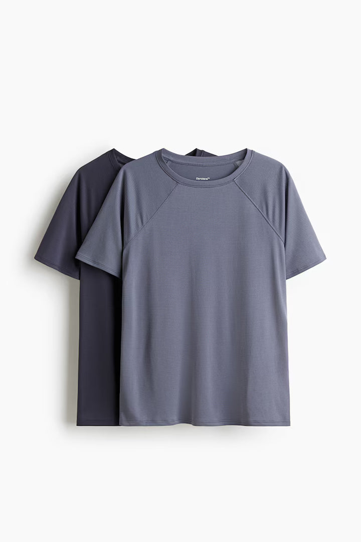 H&M 2-Pack Sports T-Shirts with DryMove™