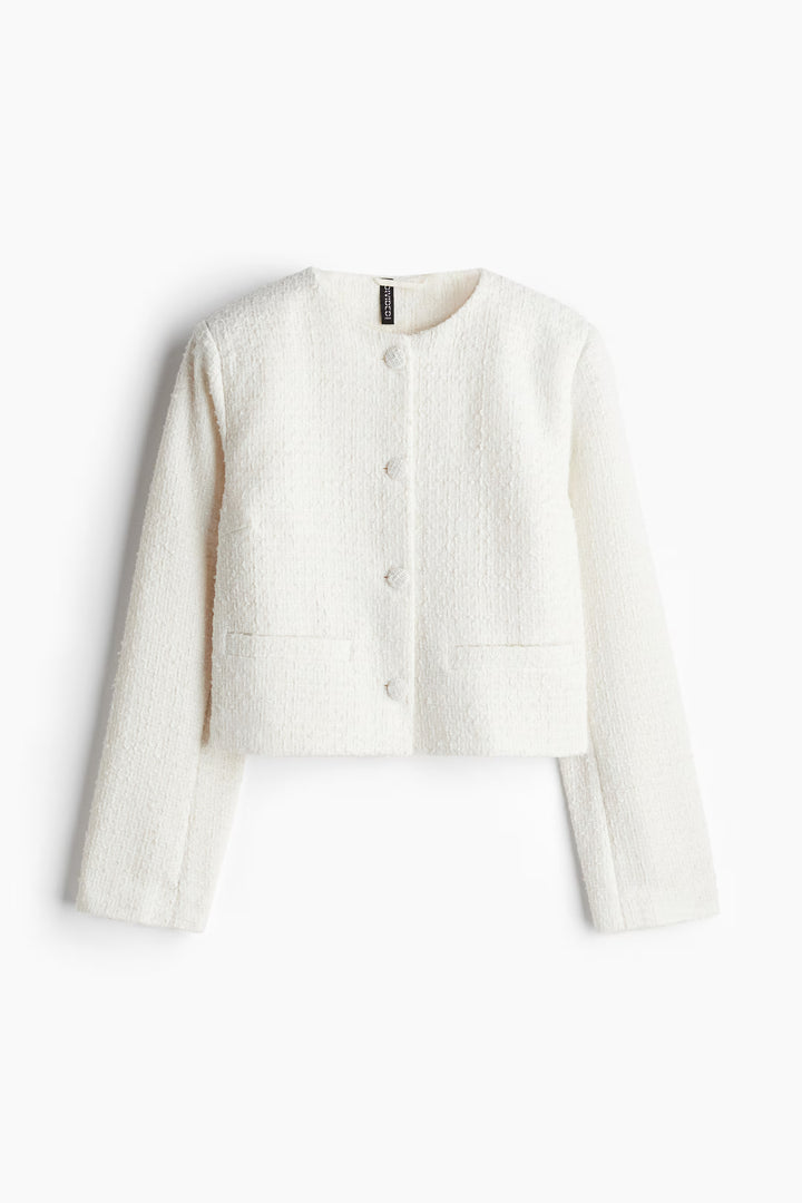 H&M Bouclé-Weave Jacket