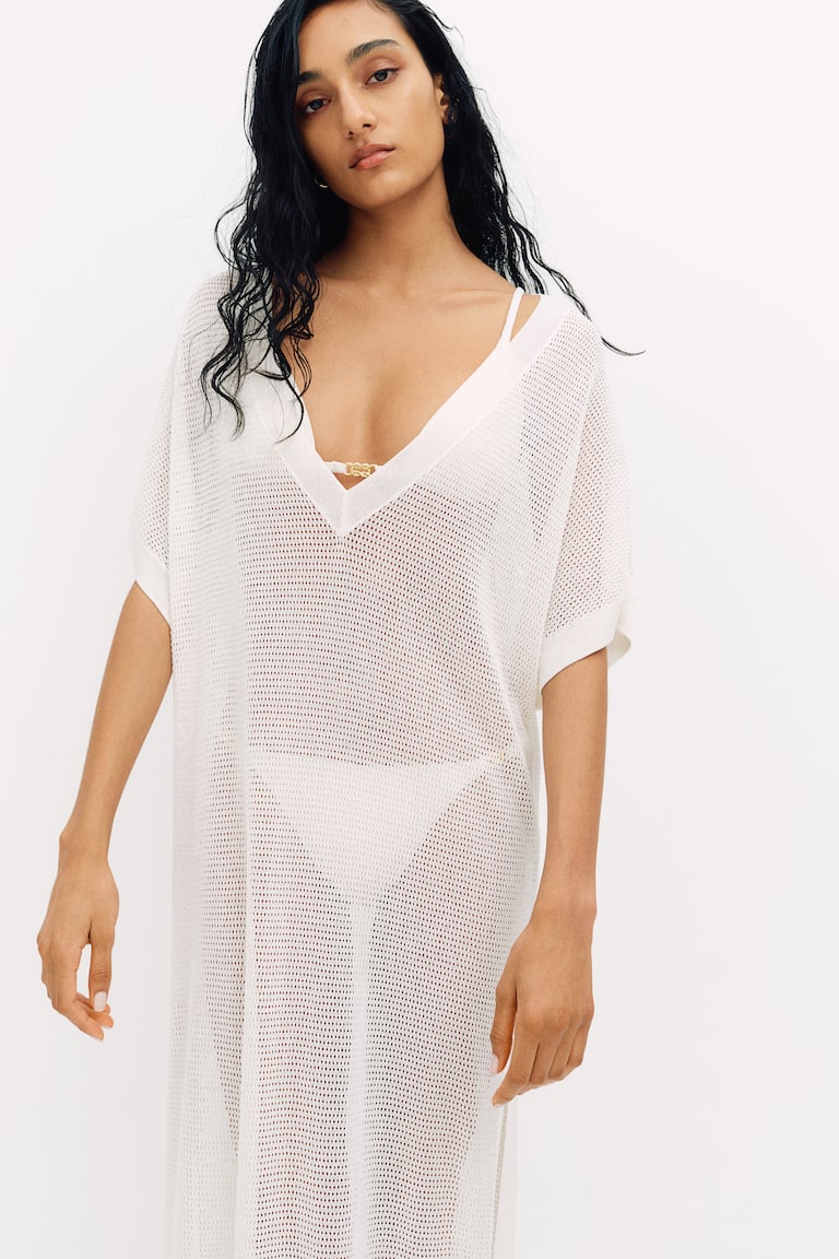 H&M Pointelle-Knit Beach Dress