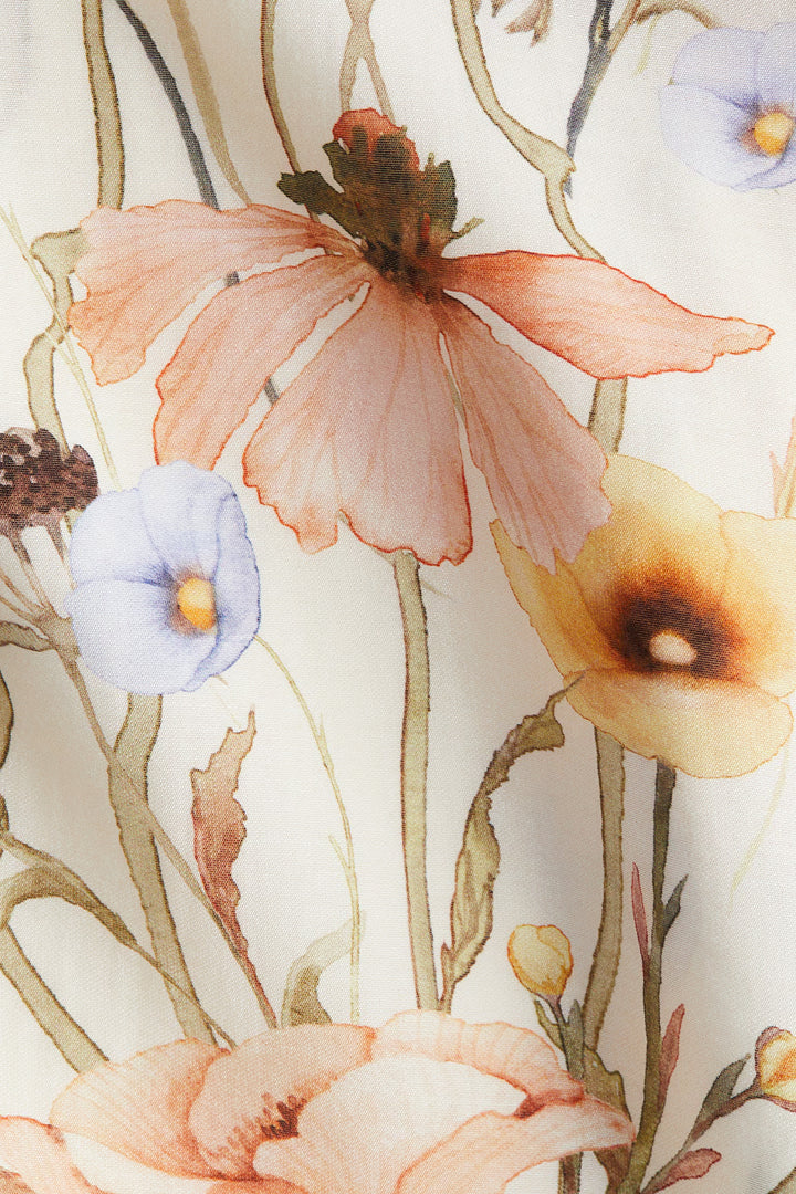 H&M Floral-Motif Shirt