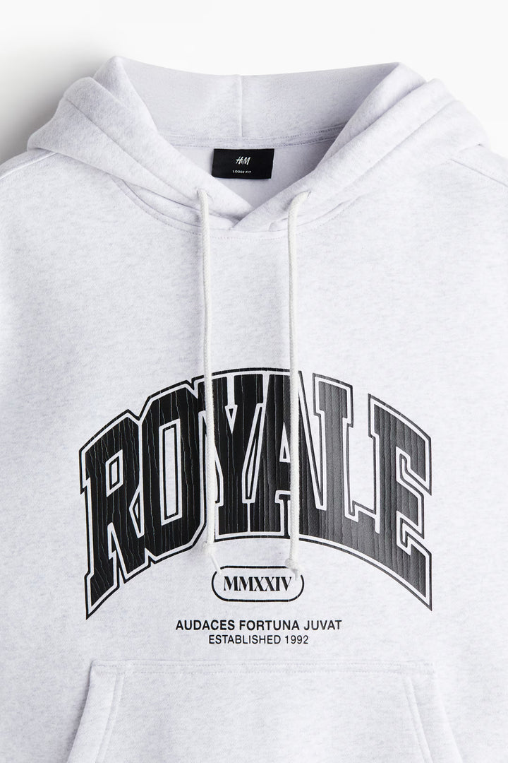 H&M Loose Fit Printed Hoodie