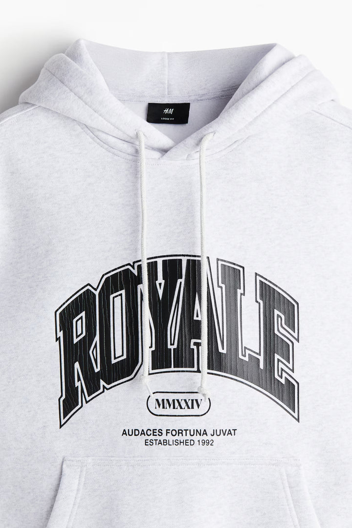 H&M Loose Fit Printed Hoodie