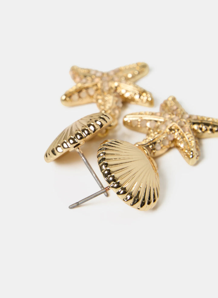 Laura Seashell Drop Earrings