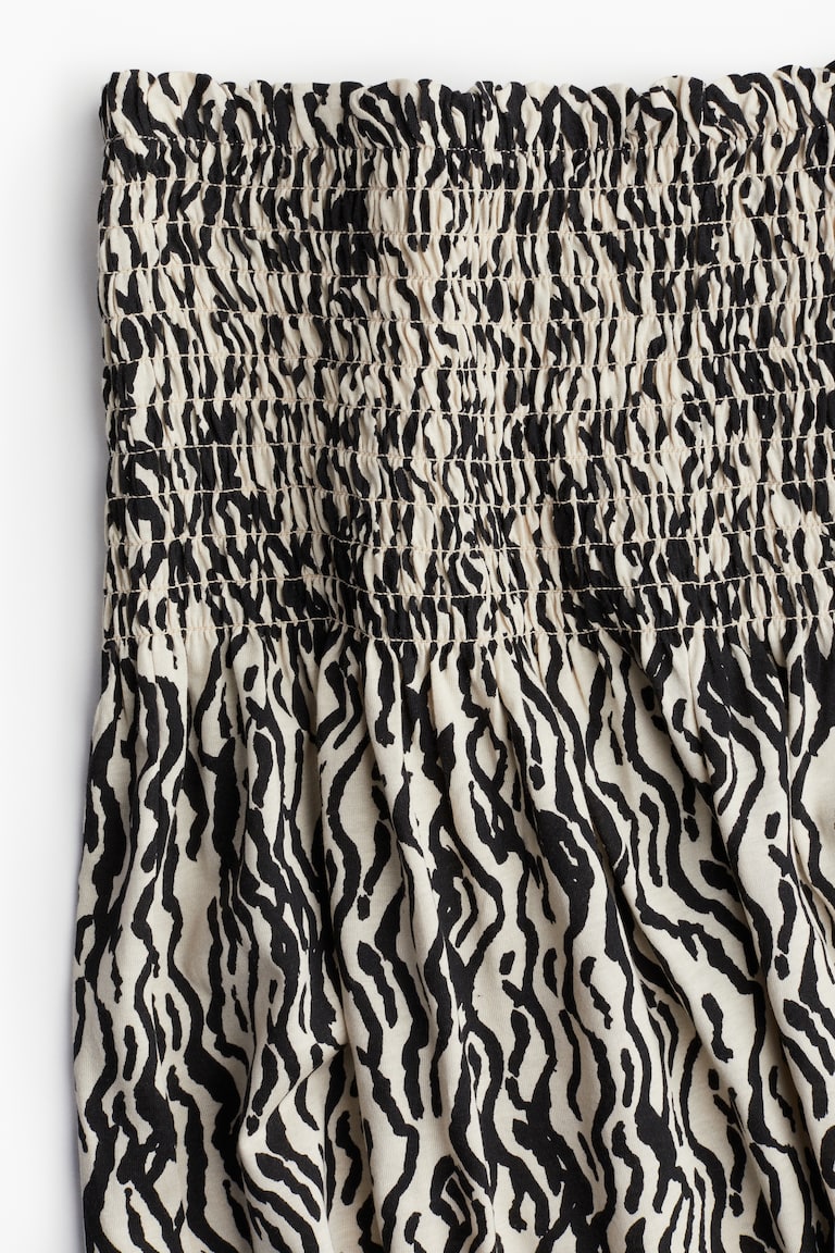 H&M Smocked-waist Maxi Skirt