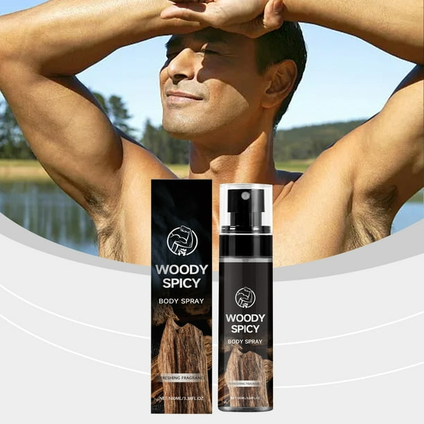 LLQkigsxse Bath Men's Body Refreshing Spray Lasting Fragrance Portable Fresh Exudes 100ML