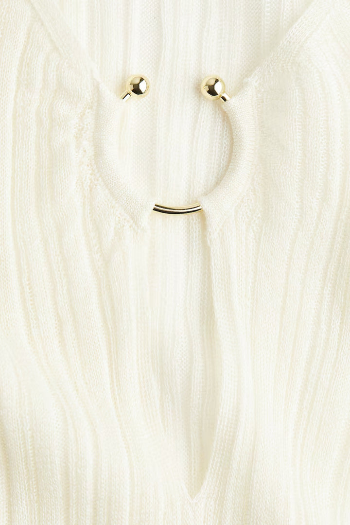 H&M Rib-Knit Beach Dress