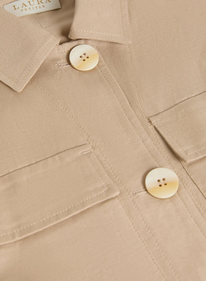 LAURA Short Linen Jacket